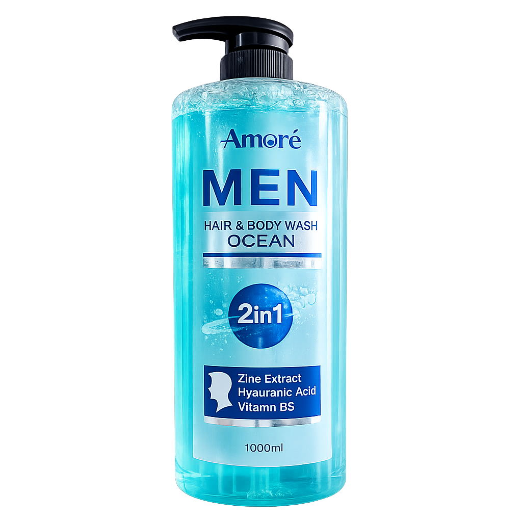 Sữa Tắm Nam Amore' Ocean 1L Xanh Dương