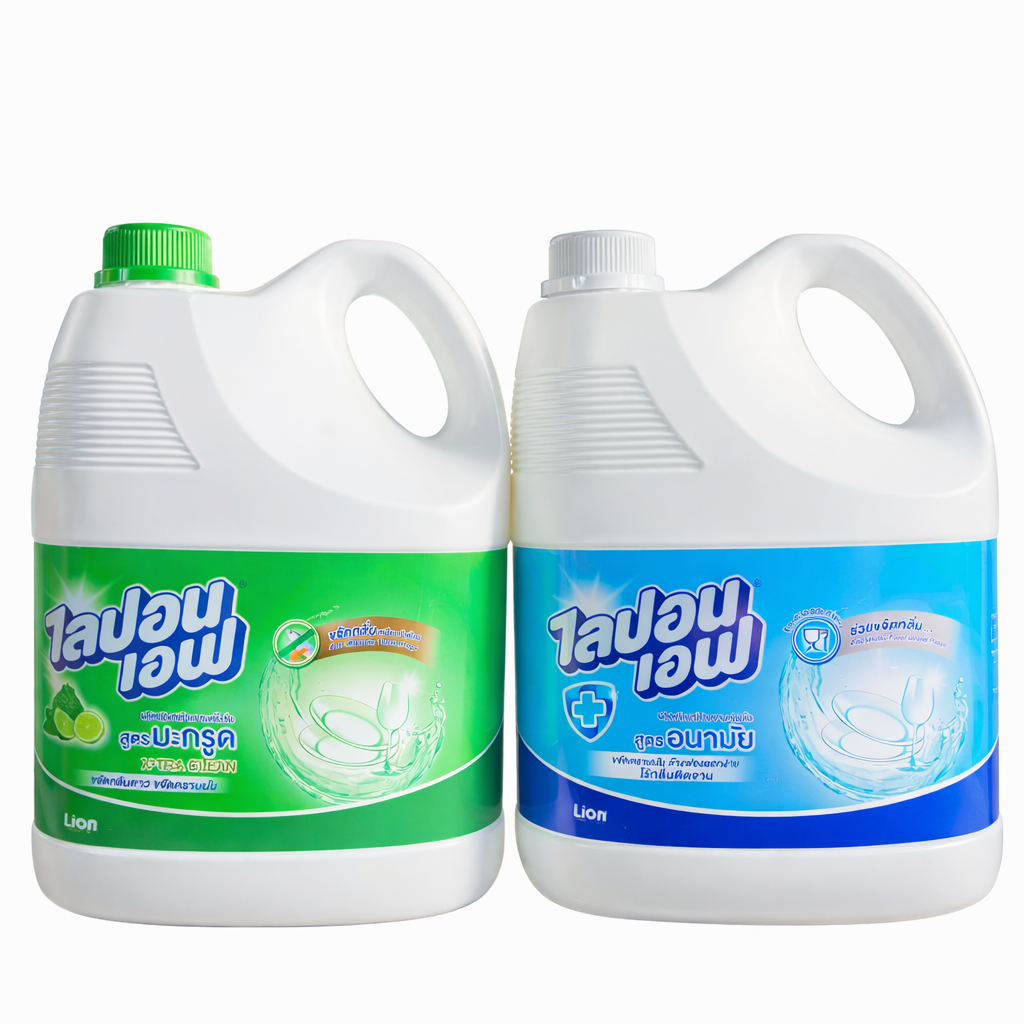 Nước Rửa Chén Lion 3600ml Xanh Lá Thái Lan - Ảnh 2