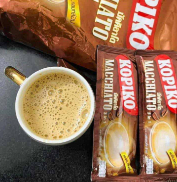 Cà Phê Sữa Hòa Tan Kopiko Macchiato 3 in 1 (20 Gói) Thái Lan - Ảnh 3