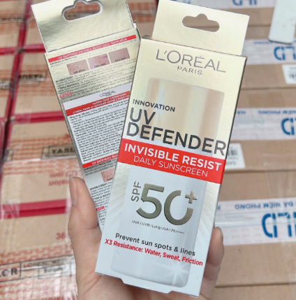 Kem Chống Nắng L'Oréal Paris UV Defender Invisible Resist SPF 50+ PA++ - Ảnh 4