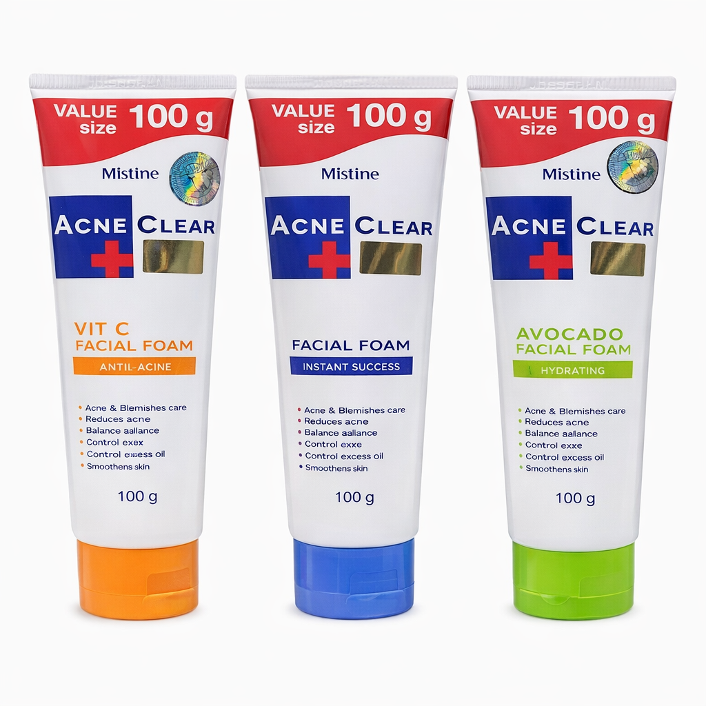 Sữa Rửa Mặt Cho Da Mụn Mistine Acne Clear Avocado Facial Foam 100g Thái Lan - Ảnh 3